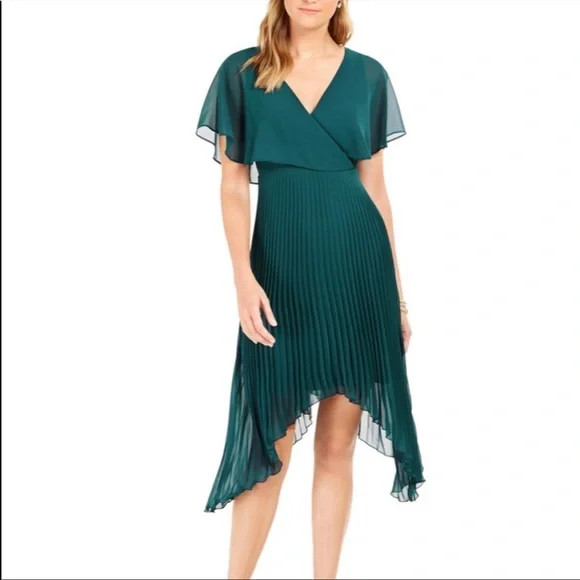 slim fit dress slacks Hi-Low Halter Top Midi Trop Green from Kensie Dresses exclusive at –  Urbanheer